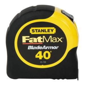 Stanley 1 1/4 in. x 40 ft. FatMax Tape Measure with BladeArmor Coating 33 740