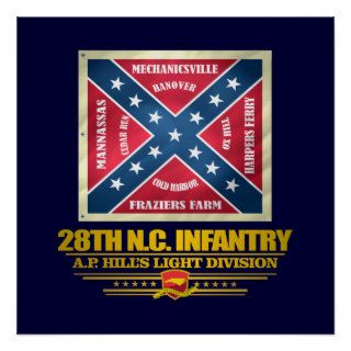 28th North Carolina Infantry Posters