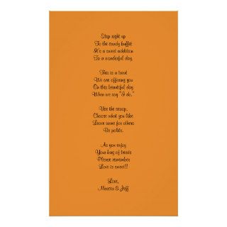 Candy buffet poem posters