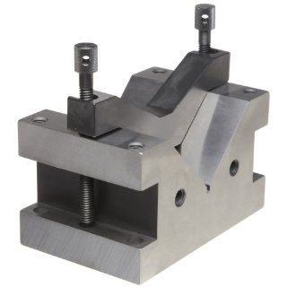 Starrett 578 Hardened Steel V Block And Clamp For Larger Capacity Work