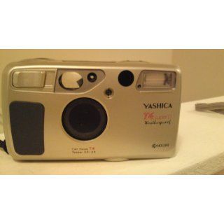 Kyocera Yashica T4 Super Weatherproof Camera with Carl Zeiss Tessar T* 35mm F3.5 Lens and Waistlever Super Scope Viewfinder  Point And Shoot Digital Cameras  Camera & Photo