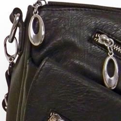 Donna Bella Designs 'Alida' Faux Leather Cross body Bag Donna Bella Designs Crossbody & Mini Bags