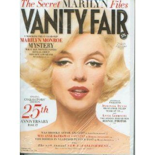 Vanity Fair October 2008 The Secret Marilyn (Monroe) Files (Special Collectors' Edition 25th Anniversary Issue, No. 578) Books