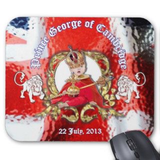 Prince George of Cambridge, Royal Baby Boy Mouse Pads