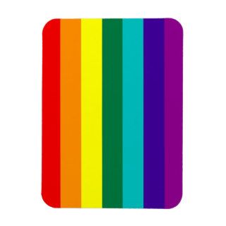 7 Stripes Rainbow Gay Pride Flag Premium Magnet