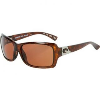 Costa Del Mar Islamorada Polarized Sunglasses   Costa 580 Polycarbonate Lens   Women's Tortoise/Copper, One Size Clothing