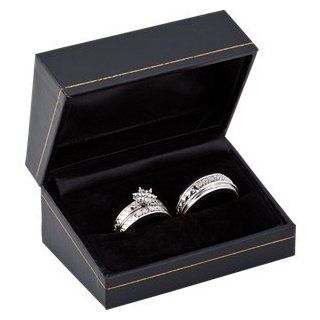 Sterling Silver .035 Ctw Complete Trio Wedding, Size 6 Jewelry