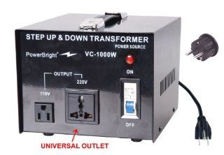 Power Bright VC1000W Voltage Transformer 1000 Watt Step Up/Down converter 110/120 Volt   220/240 Volt Patio, Lawn & Garden