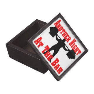 Another Night At The Bar Weightlifting #2 Premium Keepsake Boxes