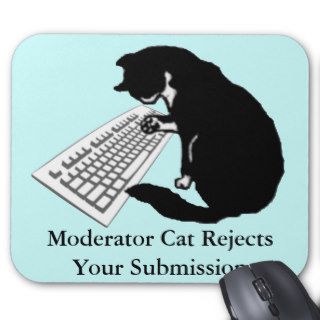 Typing Cat Mouse Pads