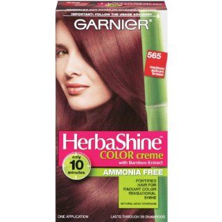 Garnier Herbashine Haircolor, 565 Medium Auburn Brown  Chemical Hair Dyes  Beauty