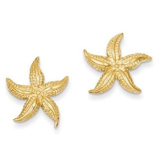 14k Starfish Post Earrings Stud Earrings Jewelry