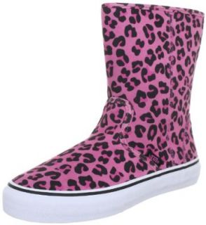 Vans Kid'S Slip On Boot   Leopard Aurora Pink Shoes