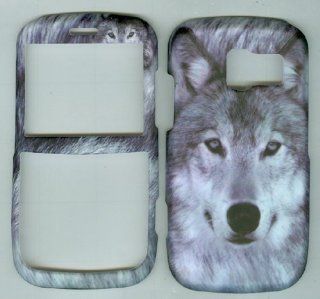 Grey Wolf Faceplate Hard Case Protector for Pantech Link 3g P7040p (At&t) Cell Phones & Accessories