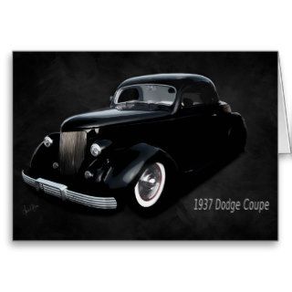 1937 Dodge Coupe Greeting Cards