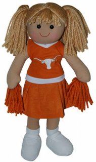 NCAA Texas Longhorns Large Plush Cheerleader Doll Sports & Outdoors