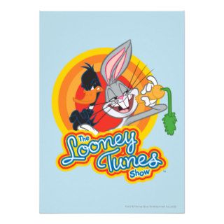 Daffy and Bugs Looney Tunes Show Icon Personalized Announcement