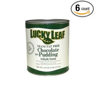 Lucky Leaf Trans Fat Free Chocolate Pudding, 112 Ounce    6 per case.