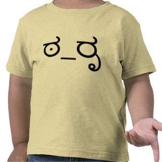 Look of Disapproval monocle T Shirt