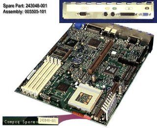 HP 243048 001 Motherboard (system board), 586, with I/O panel, for desktops   Does not include processor Computers & Accessories