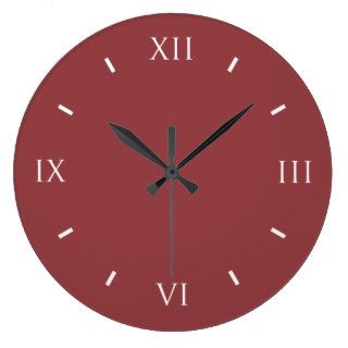 Smokey Topaz Basic Color Coordinated Clock