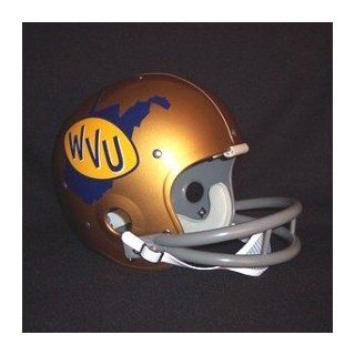 West Virginia Mountaineers 1973 78 Authentic Vintage Full Size Helmet  Football Helmets  Sports & Outdoors