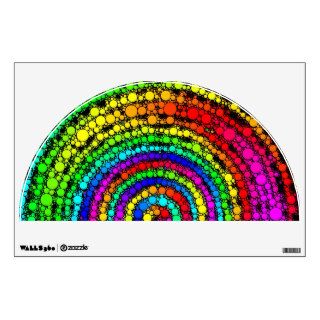 Rainbow Spiral Wall Decal