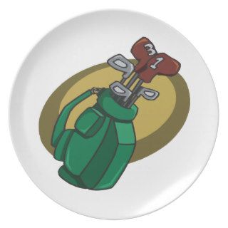 Golf Bag Party Plates