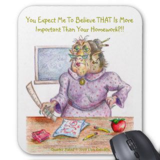 Miss Bunyon, The Teacher Mouse Mat