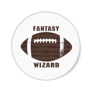 Fantasy Football Wizard Stickers