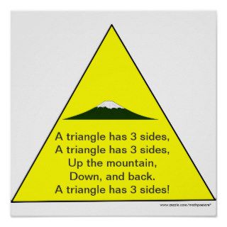 Shape SongA triangle has 3 sides Print