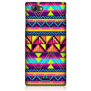 Head Case Designs Cool Neon Aztec Design Snap on Back Case Cover for Sony Xperia J ST26i Cell Phones & Accessories