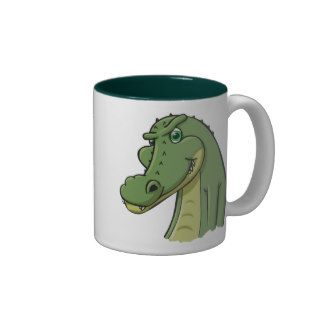 Cartoon Crocodile Coffee Mugs