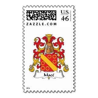 Mace Family Crest Postage Stamps