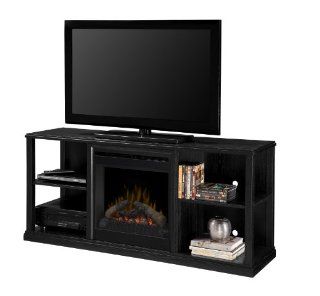 Dimplex DFP20 1342BA3A Jayden 60.5 Inch Wide by 26.8 Inch Tall Media Console with Electric Fireplace, Black Home & Kitchen