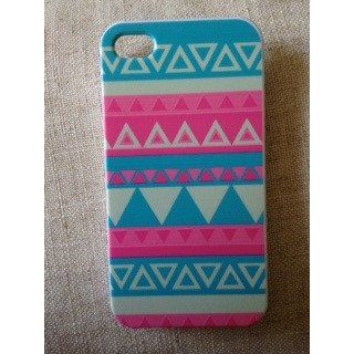 Highsound Triangle Striped Beauty Design Hard Back Shell Case Cover for Apple Iphone 4 4s Cell Phones & Accessories