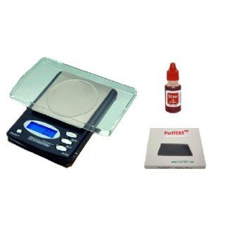 Silver Bullion Test Kit PuriTEST Acid Tester with DigiWeigh Coin Scale (Ounce, Troy Oz, Grams, Pennyweight & More)