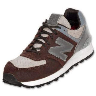 New Balance 574   Brown / Silver, 10 D US Running Shoes Shoes