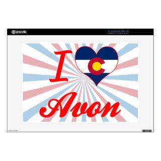 I Love Avon, Colorado 15" Laptop Skin