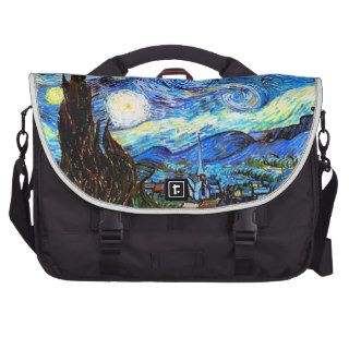 Van Gogh Starry Night(F612)Vintage Fine Art Bags For Laptop