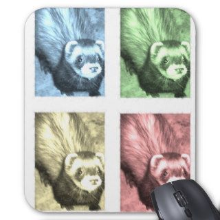 Ferrets of a Different Color Mouse Pads