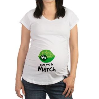  Turtle Pregnancy Due In March Maternity T Shirt