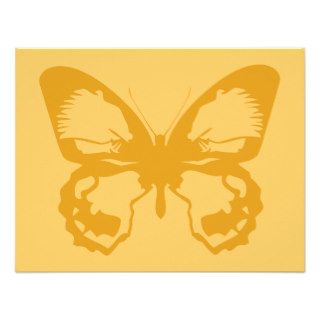 Gold Butterfly Invitations