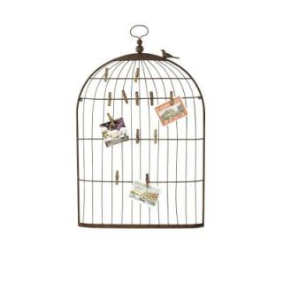 Home Decorators Collection 35 in. H Bronze Bird Cage Card Holder 0400810810