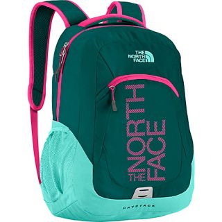 Haystack Laptop Backpack Deep Teal Blue/Gem Pink Graphic   The No