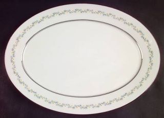 Oxford (Div of Lenox) Holyoke 16 Oval Serving Platter, Fine China Dinnerware  