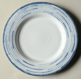 Dansk Centra Blue Bread & Butter Plate, Fine China Dinnerware   White/Blue Rings