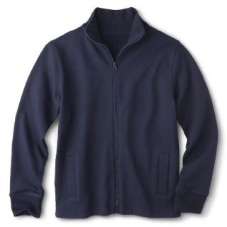 Cherokee Boys School Uniform Fleece Zipper Sweater   Xavier Navy M