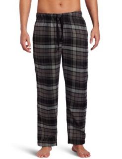 Perry Ellis Men's Flannel Pant, Black/Iron Ore, Medium at  Mens Clothing store