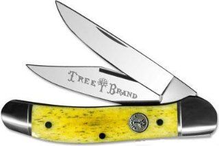 Boker Solingen Germany Tree Brand Copperhead Smooth Yellow Bone Handle Knife  Sporting Goods  Sports & Outdoors